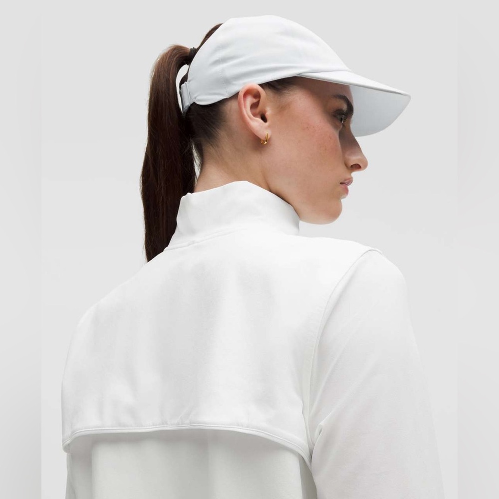 Lululemon Court Rival Tennis Track Jacket size 10 White WHWH - Picture 7 of 9